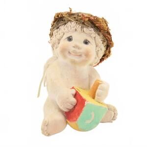 Dreamsicles Cherubs Angel 1995 Dreidel Dreidel Figurine